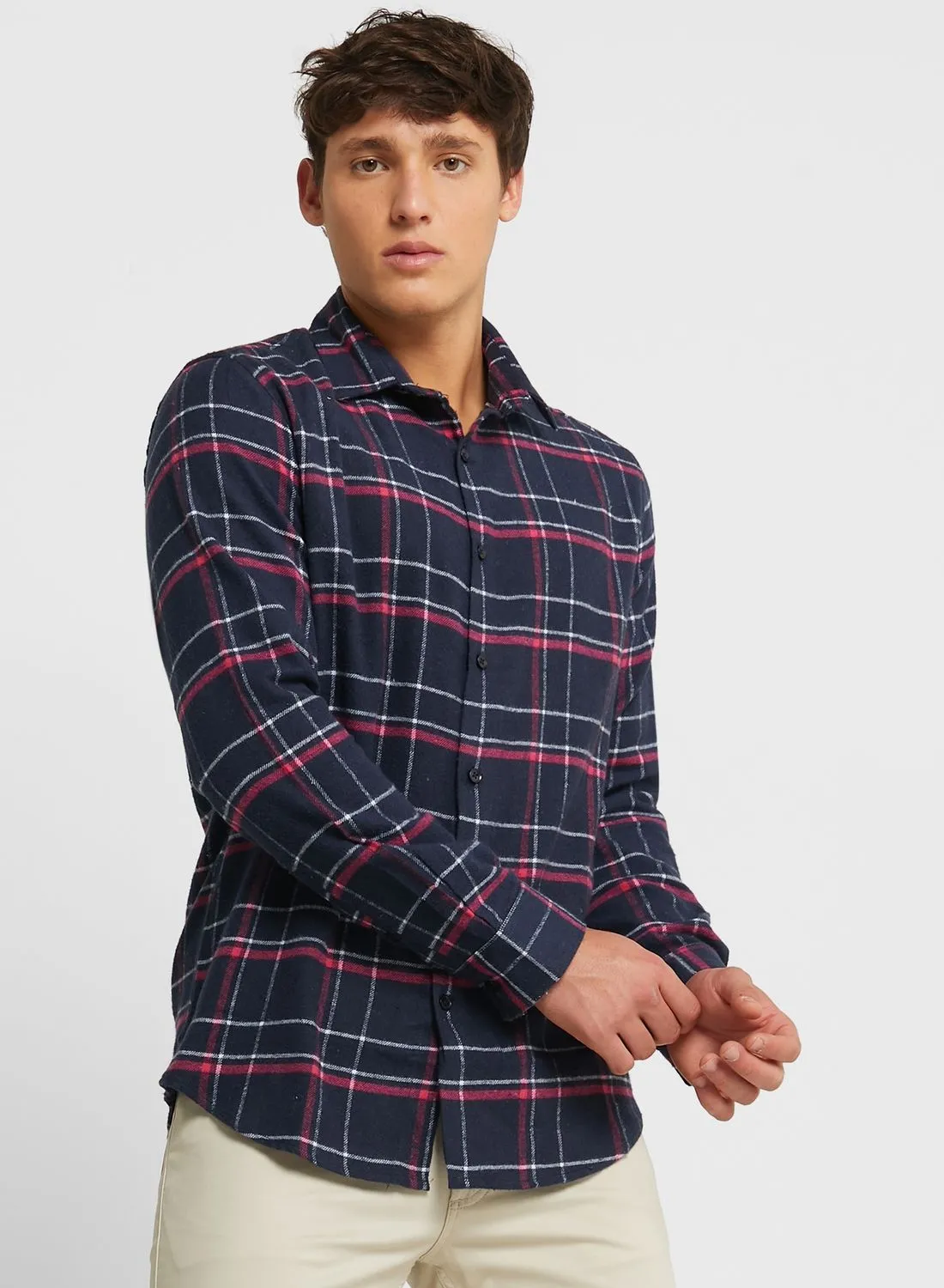 Seventy Five Flannel Checked Shirt