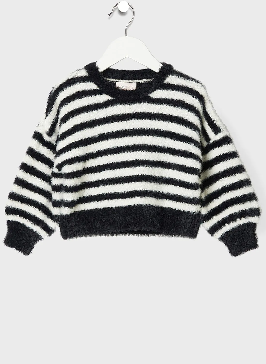 ONLY Kids Knitted Striped Sweatshirt