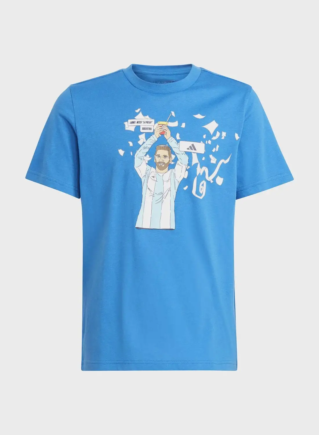 Adidas Messi Graphic T-Shirt Kids