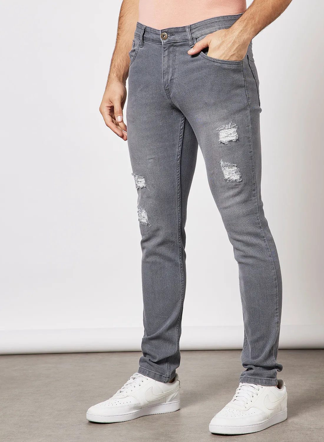 ABOF Slim Fit Jeans Grey Wash