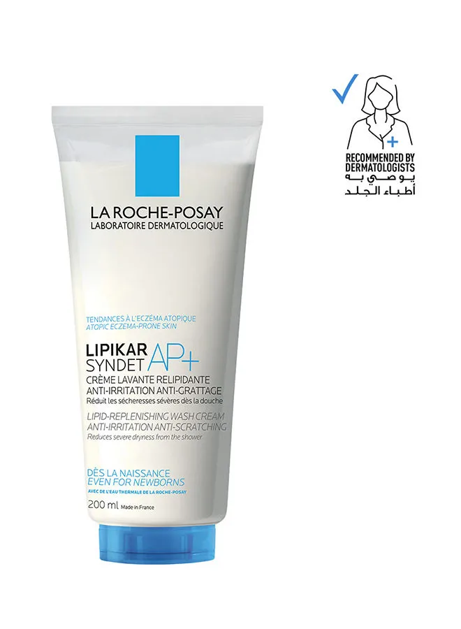 LA ROCHE-POSAY Lipikar Syndet AP+ Body Wash for Eczema Prone Skin 200ml