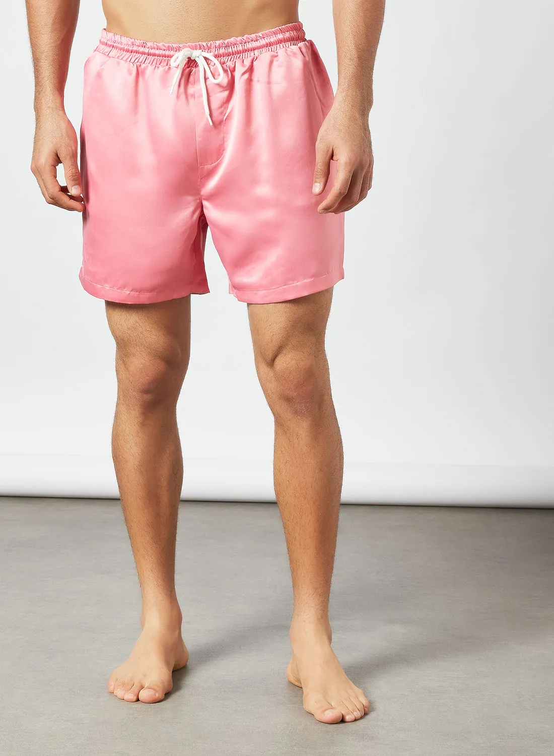 STATE 8 Plain Swim Shorts Pink