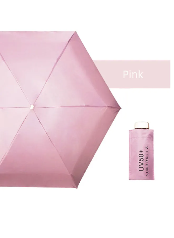Generic Sun Protection Mini Umbrella Pink