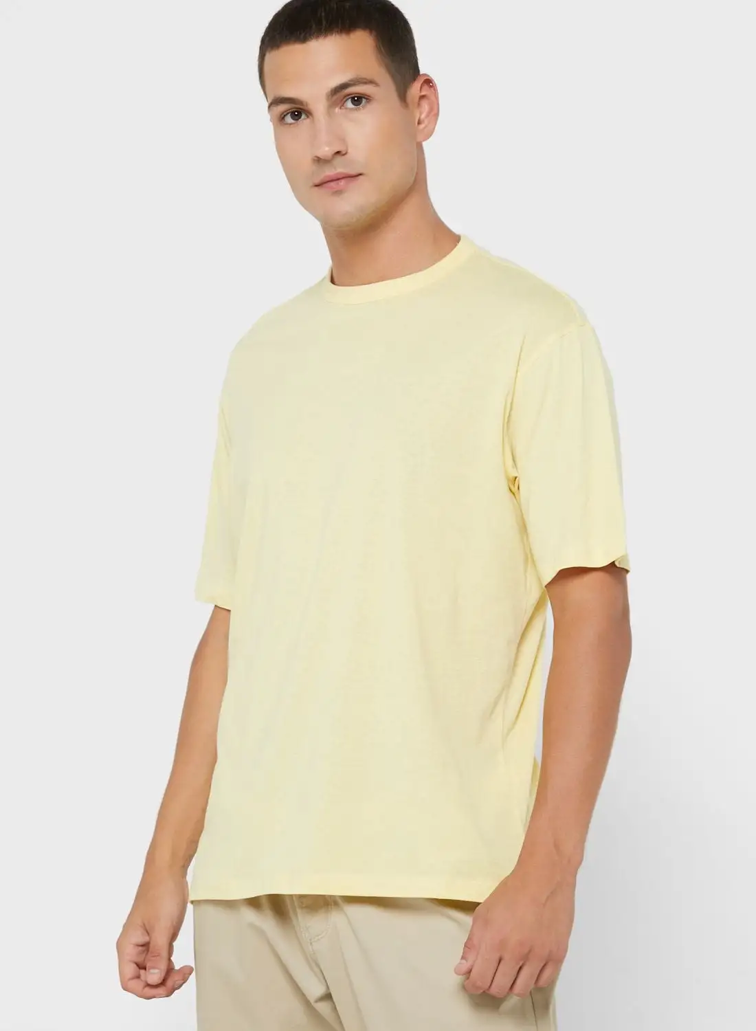 Mango Man Essential Crew Neck T-Shirt