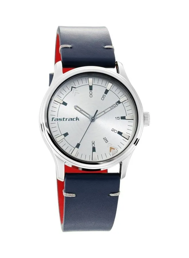 fastrack Men's Leather Strap Watch   3236SL01