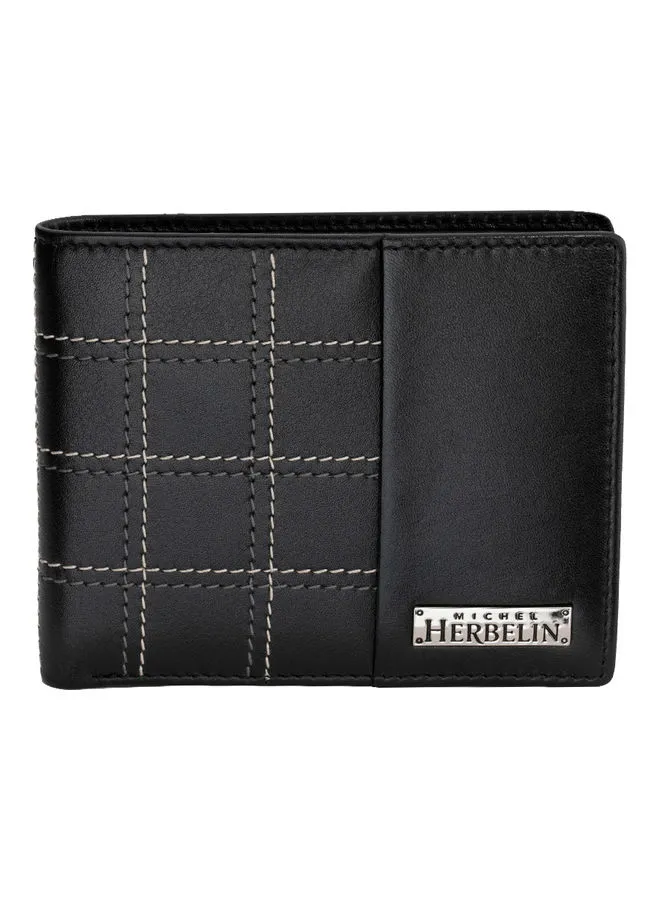 MICHEL HERBELIN Slim Wallet Black Stone