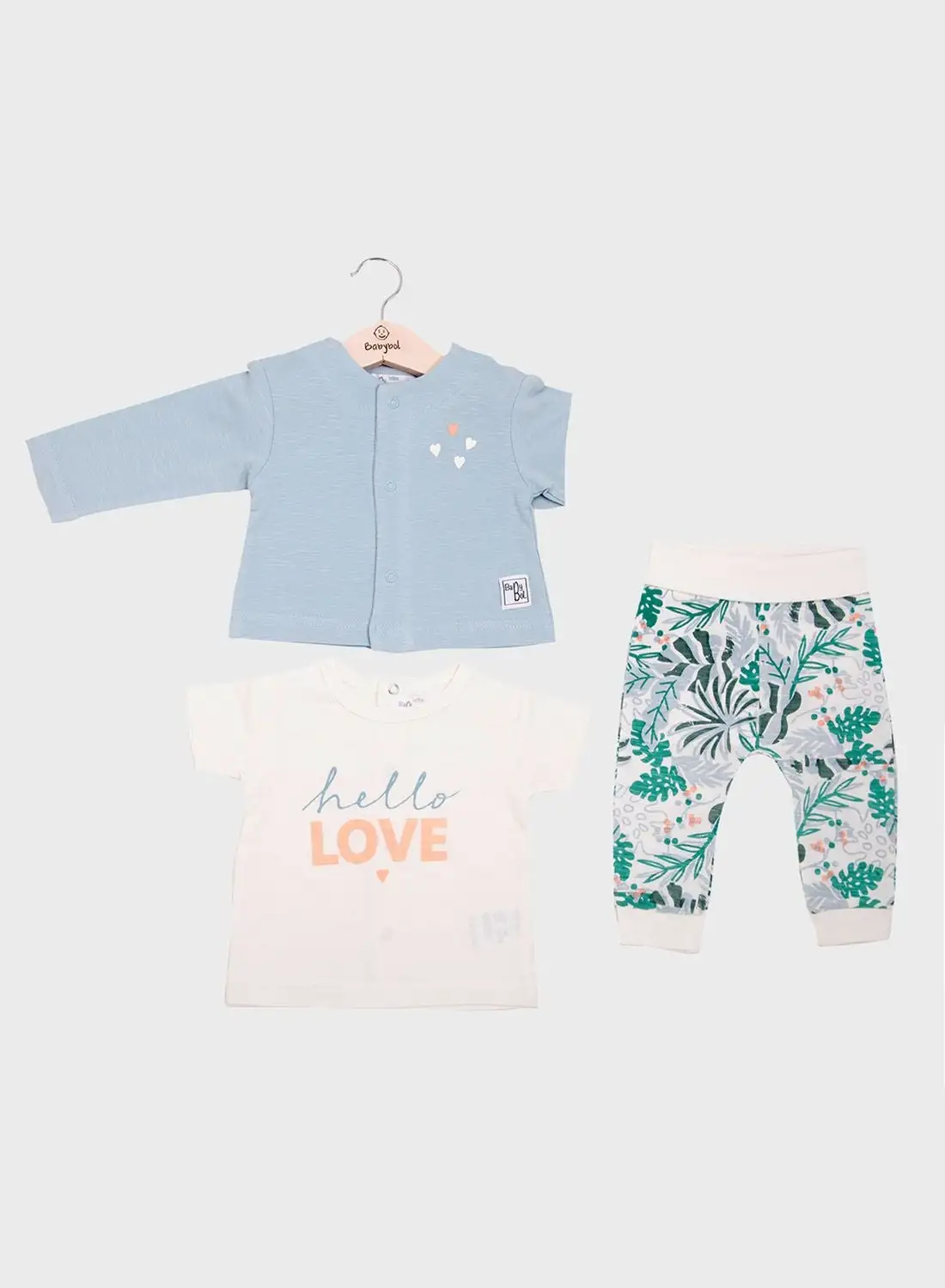 Babybol Infant Printed T-Shirt & Sweatpants