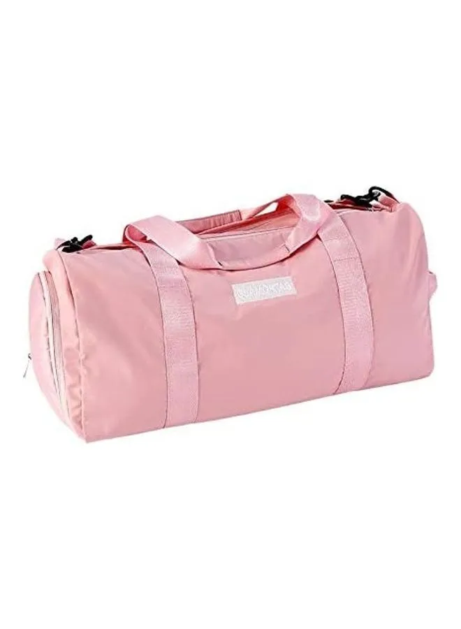 Generic Dry Wet Separated Sport Gym Duffle Bag Pink