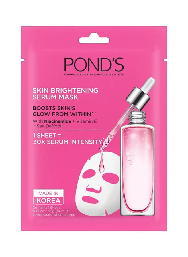 Pond's Skin Brightening Serum Face Mask 21grams