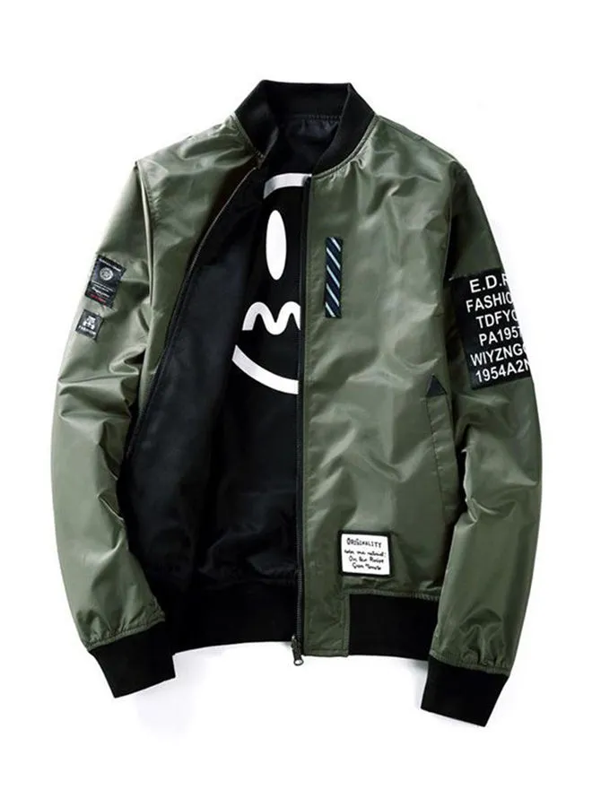 Generic Zip Up Jacket Army Green