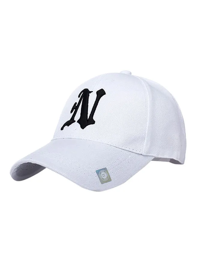 Generic Embroidery Hip Hop Snapback Hat White