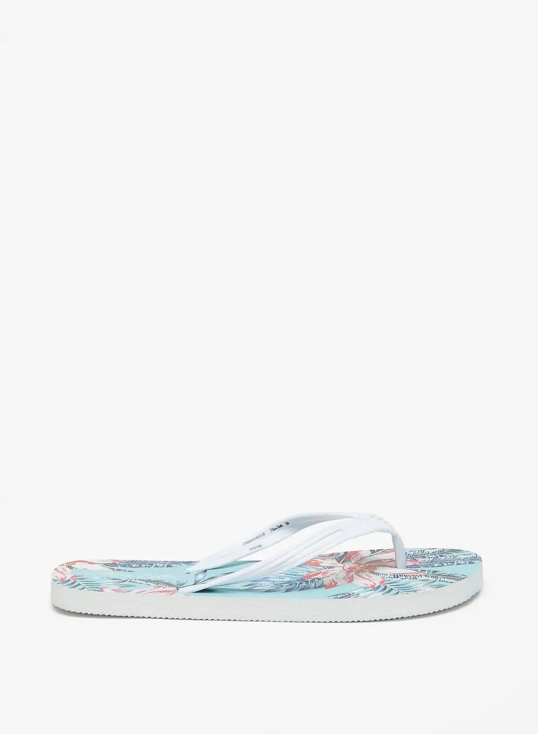 Flora Bella By Shoexpress Womens Floral Print Slip On Thong Slippers
