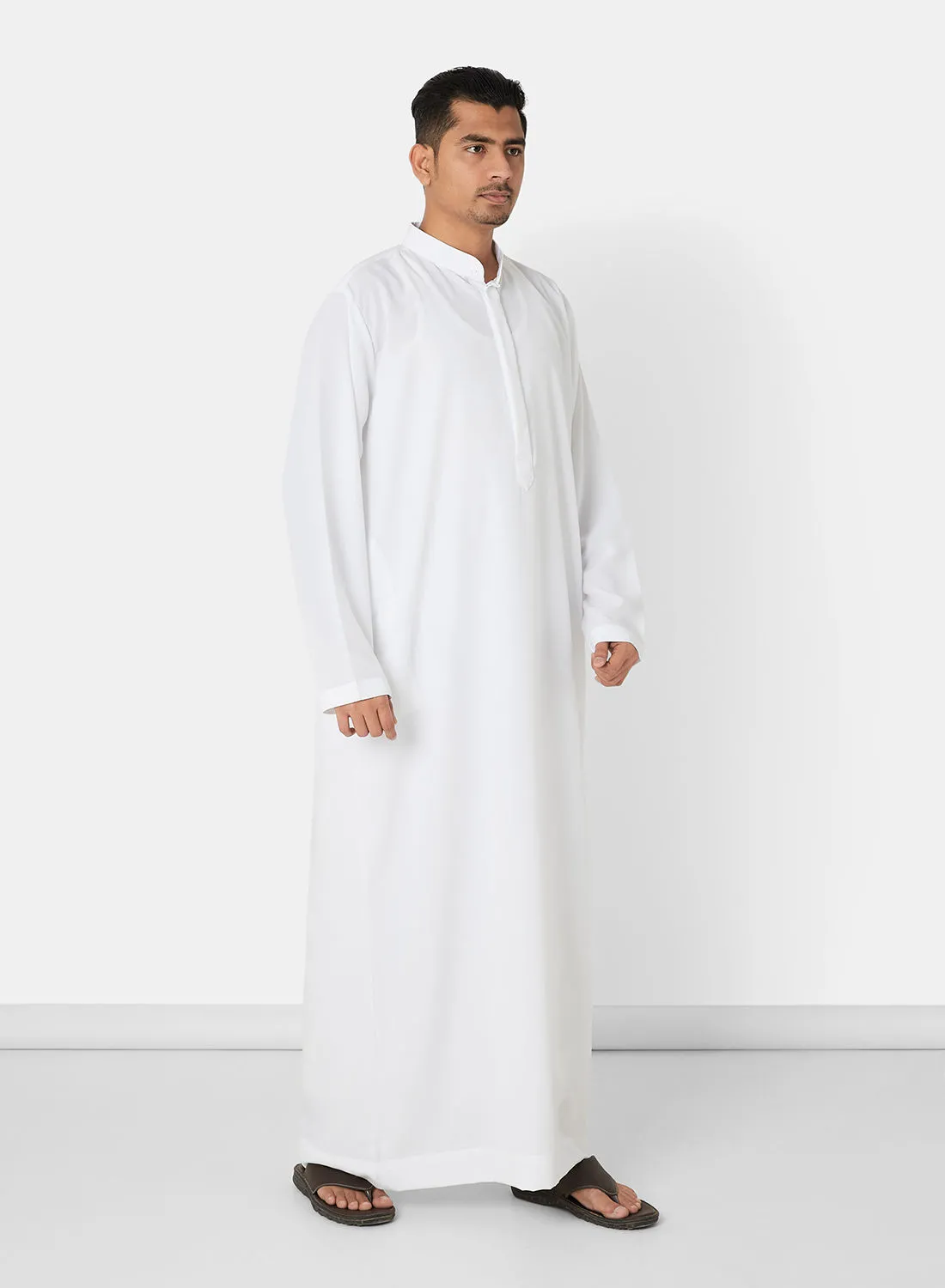 SIVVI for SAQR Premium Saudi Kandora Off-White