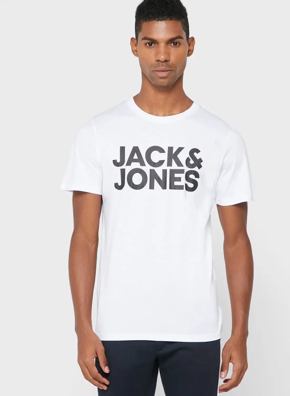 JACK & JONES Logo Crew Neck T-Shirt