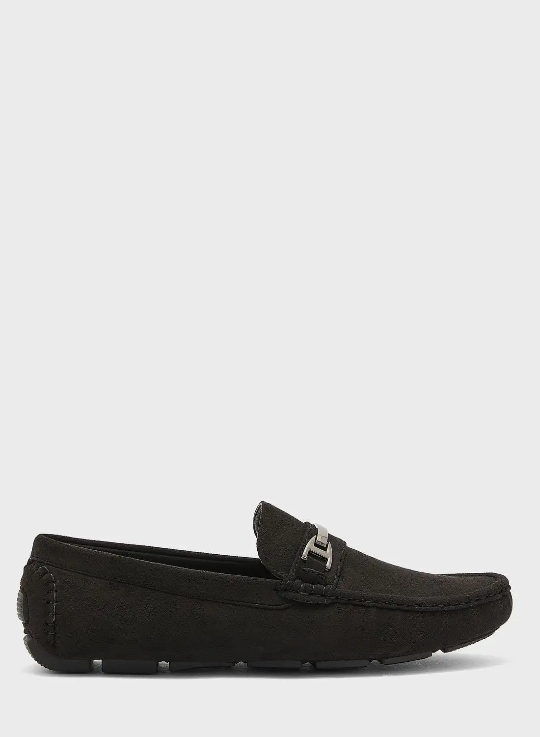 Robert Wood Faux Suede Moccasins