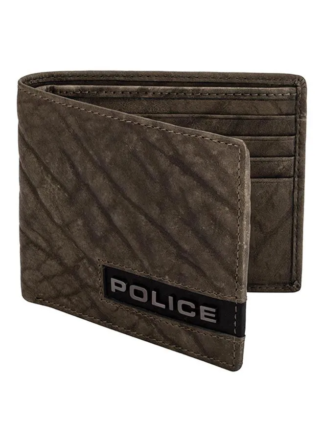 POLICE Leather Droid Wallet Brown