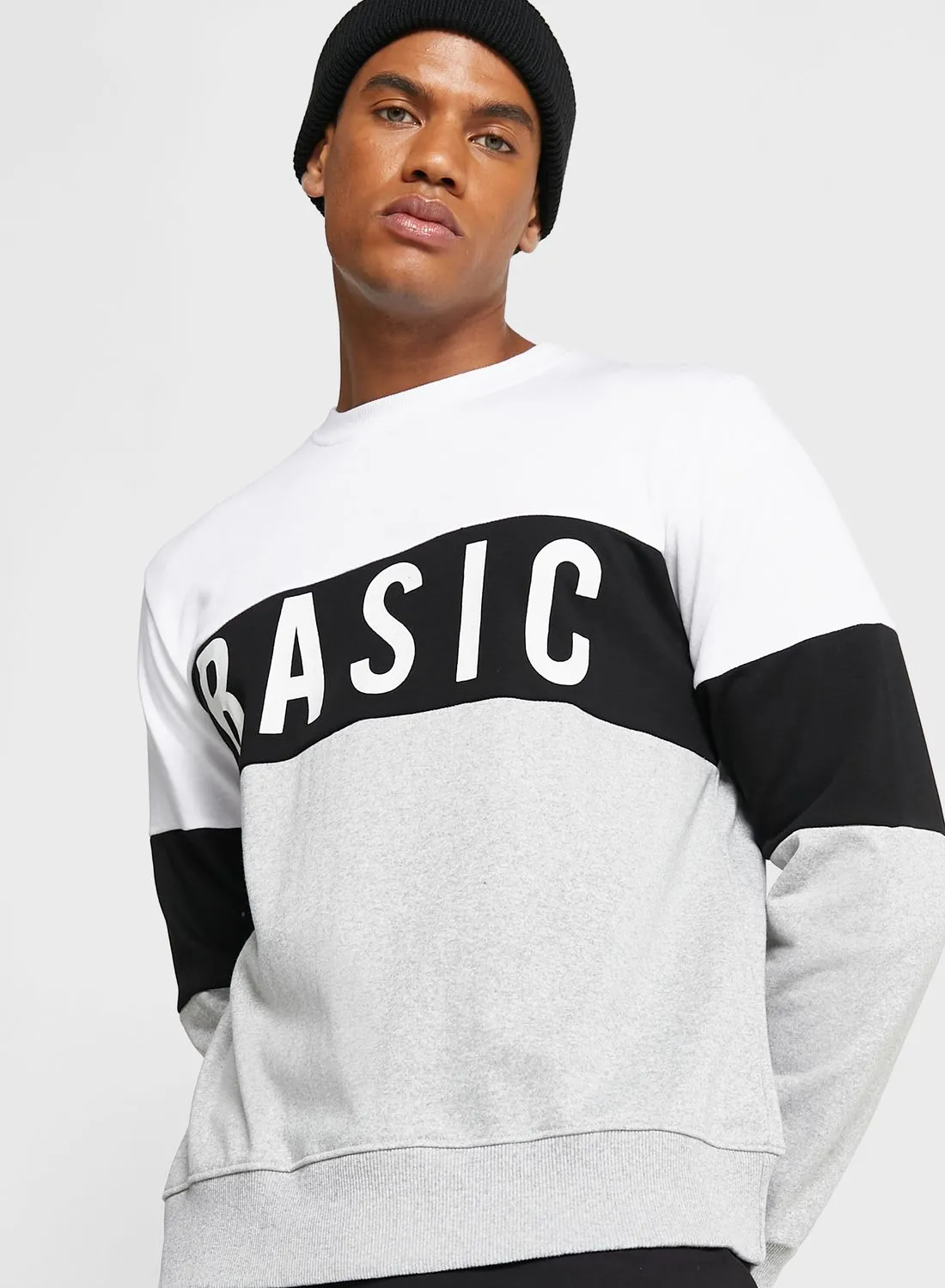 Seventy Five Basic Colourblock Sweater