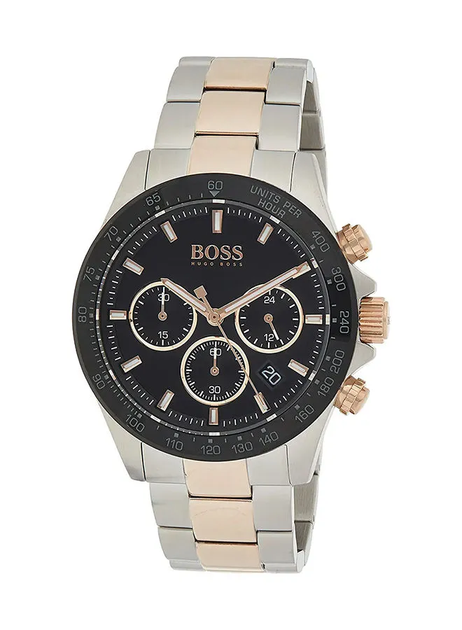 Boss Black Men's Chronograph Leather Wrist Watch