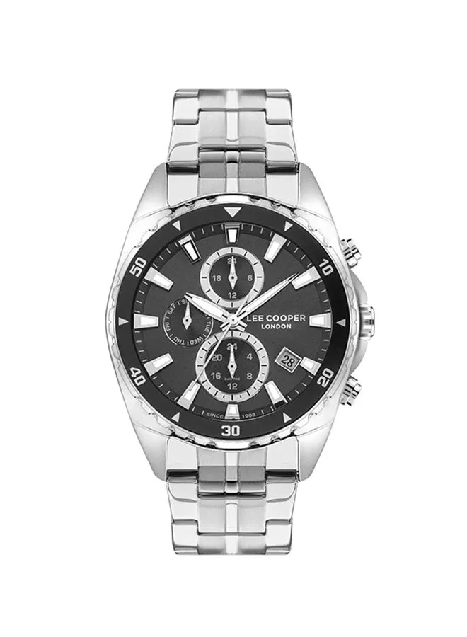 Lee Cooper Men's Chronograph Round Shape Metal Wrist Watch LC07515.060 - 44 Mm