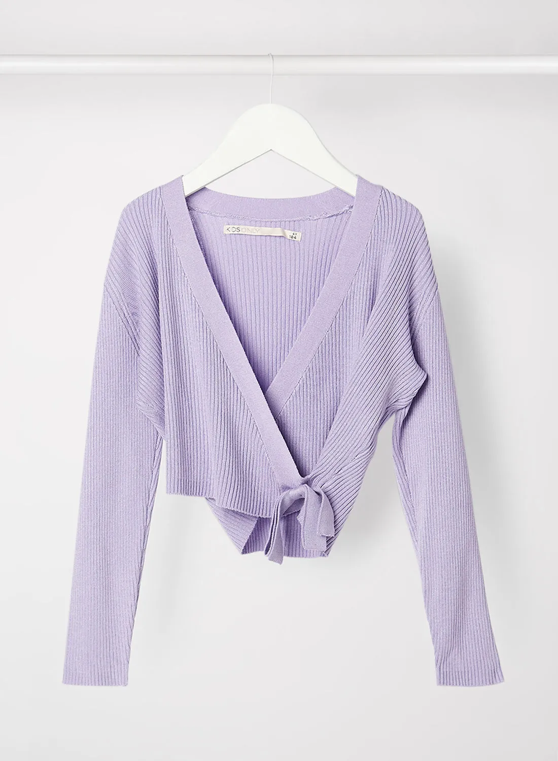 ONLY Kids/Teen Wrap Pullover Purple