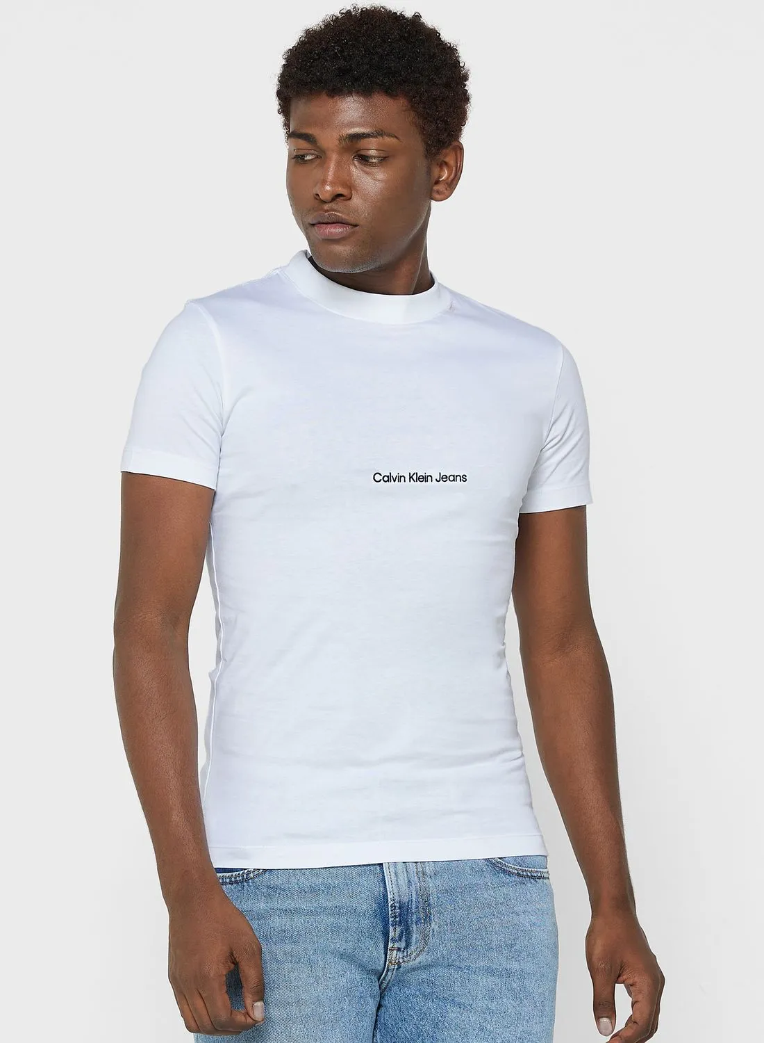 Calvin Klein Jeans Institutional Crew Neck T-Shirt