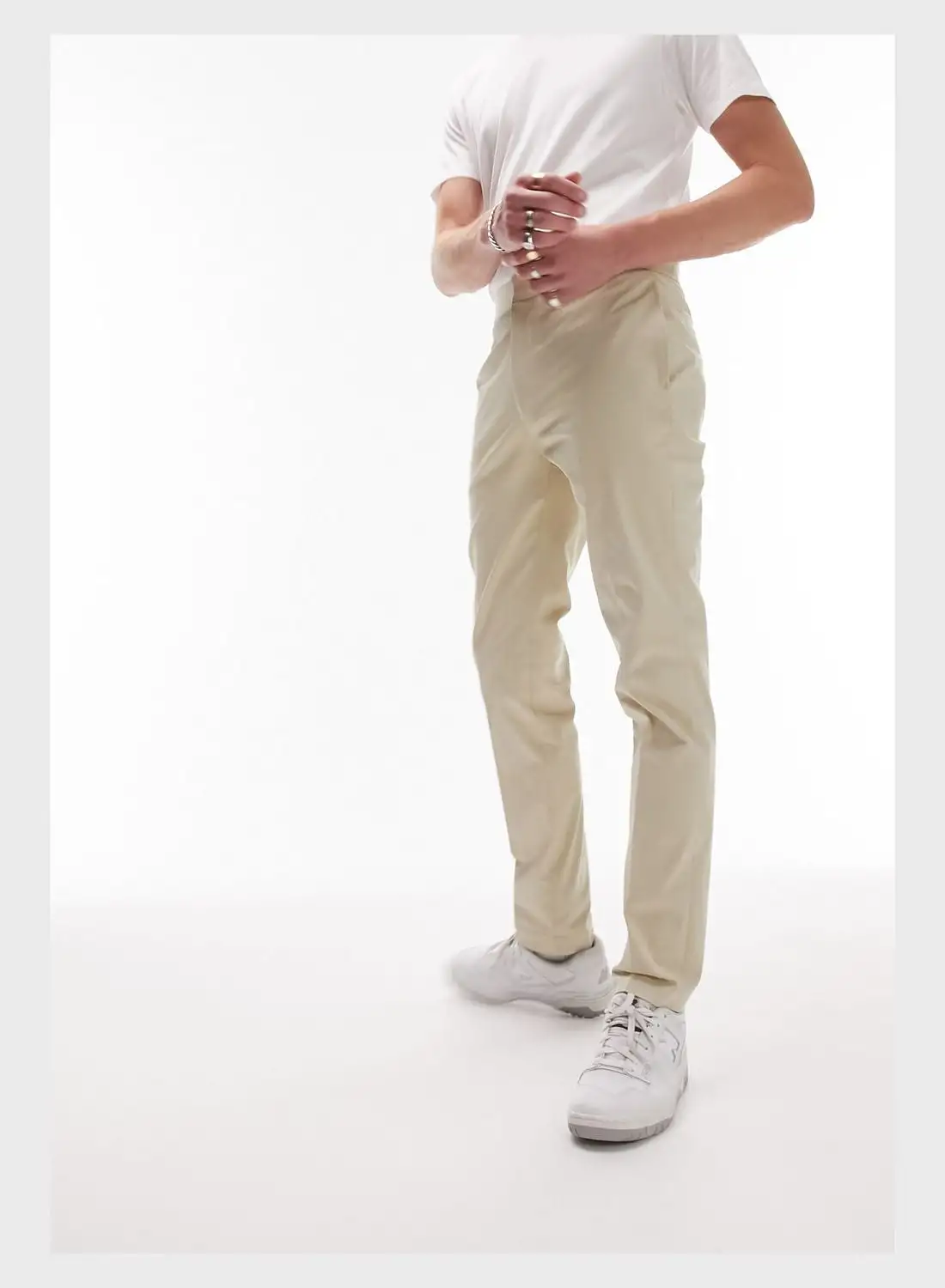 TOPMAN Casual Straight Fit Pants