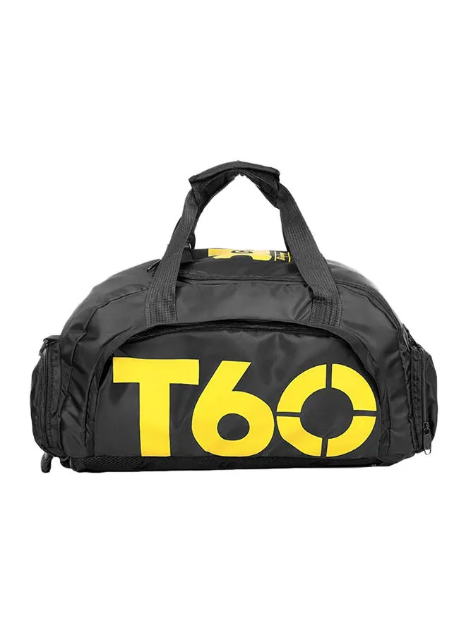 T60 Travel Duffel Bag أسود / أصفر