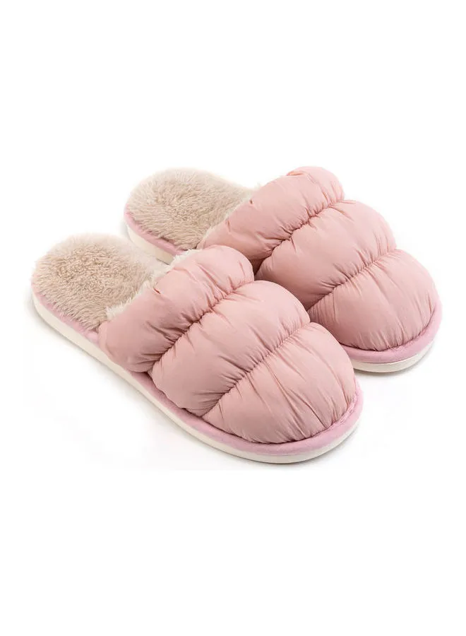 Joychic Cotton Bedroom Slippers Pink