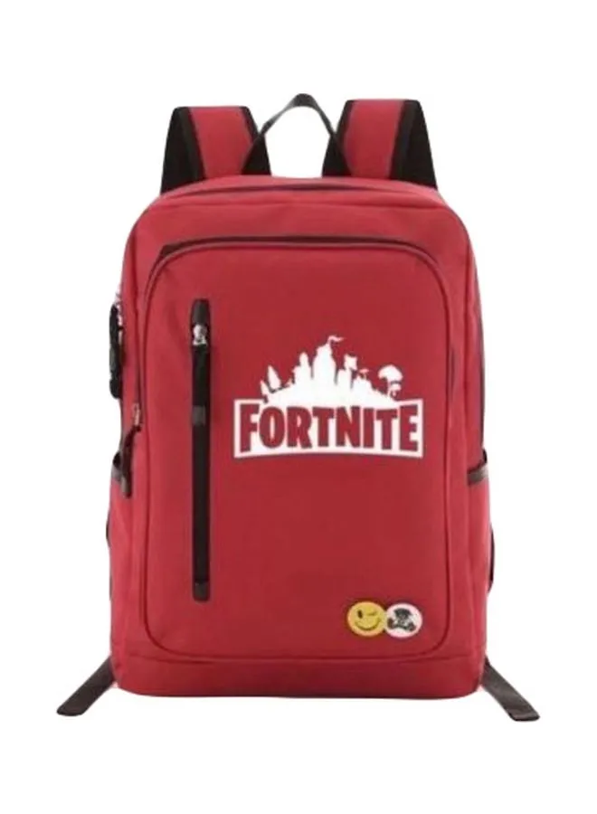 Generic Fortnite Printed Backpack Red/White