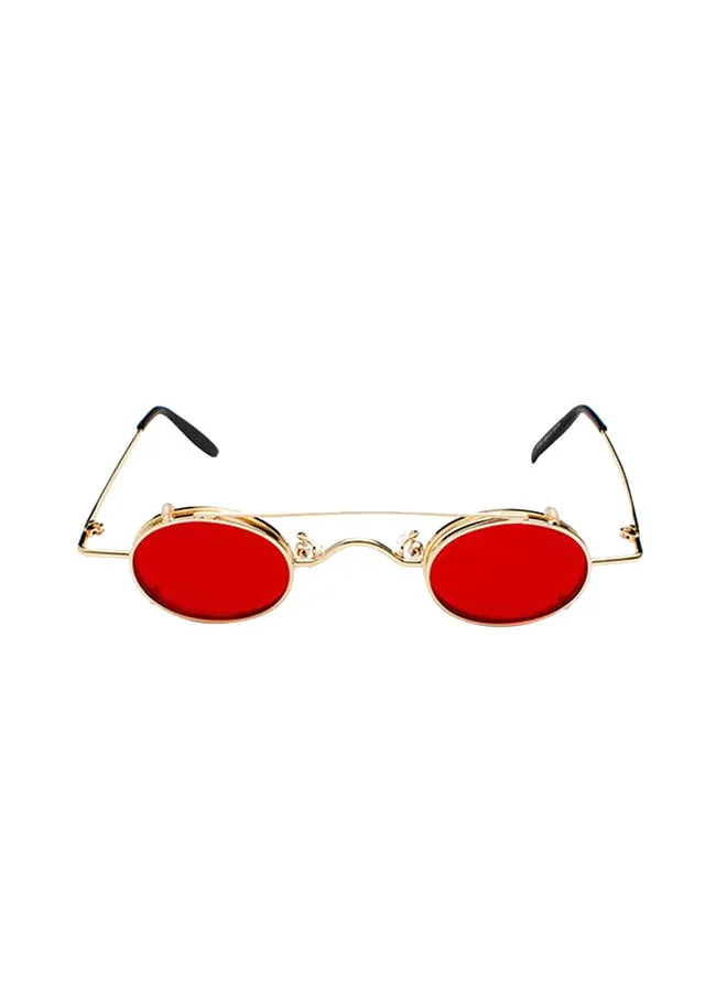 PARTAGAS Punk Style Detachable Dual-Use Retro Prince Sunglasses - Lens Size: 38 mm