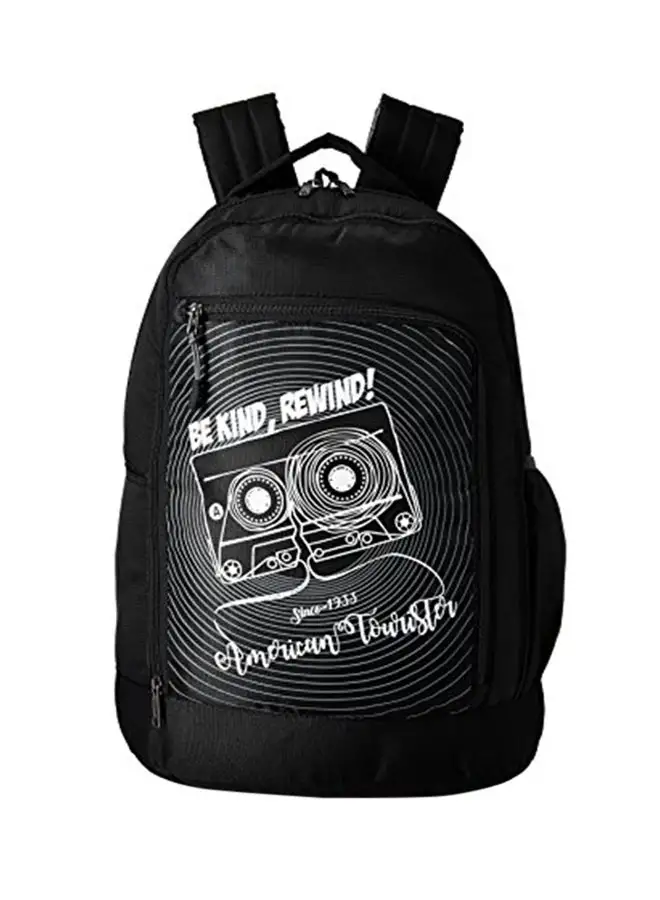 AMERICAN TOURISTER Polyester Blend 28 Liter Backpack AMT PING BACKPACK 02 - BLACK Black