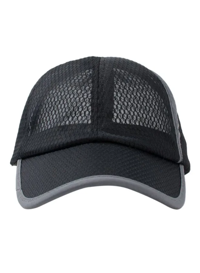 Generic Summer Outdoor Fashion Baseball Quick-Drying Cap Black/Grey