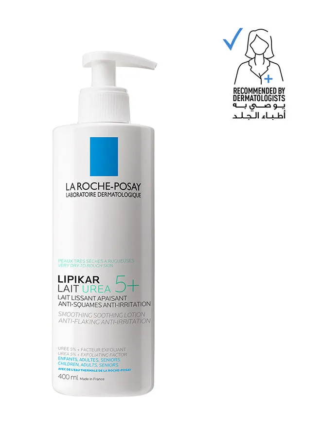 LA ROCHE-POSAY Lipikar Lait 5+ Urea Body Lotion for Dry and Rough Skin 400ml