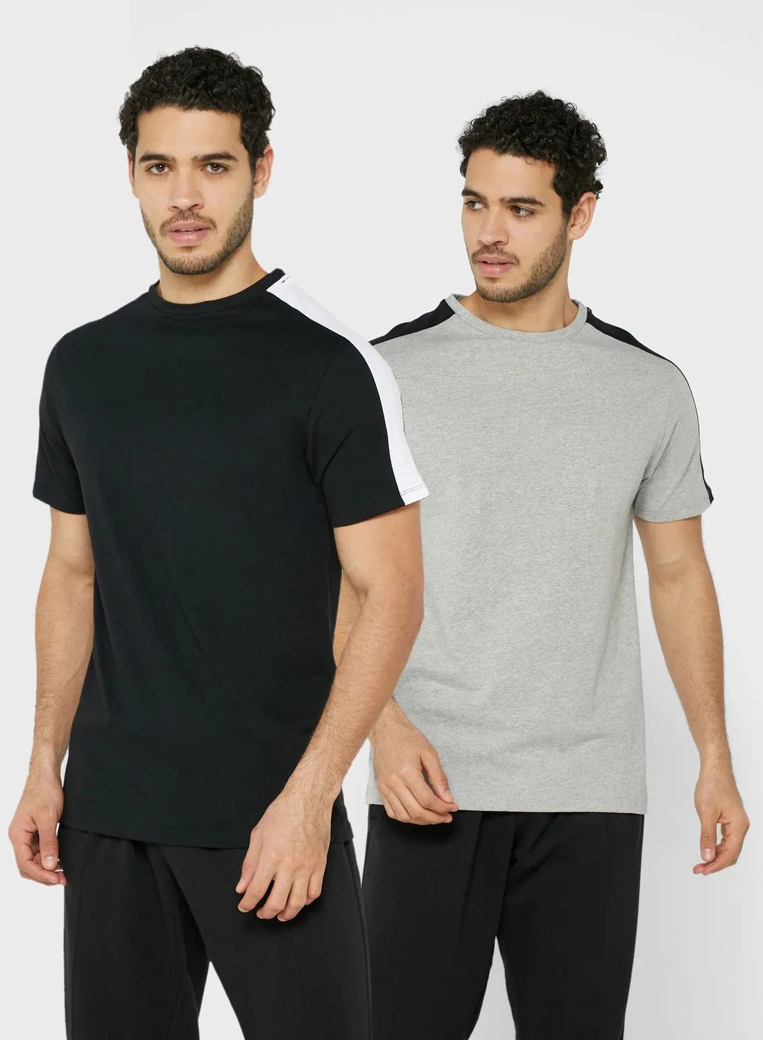Seventy Five Basics 2 Pack Paneled T-Shirts