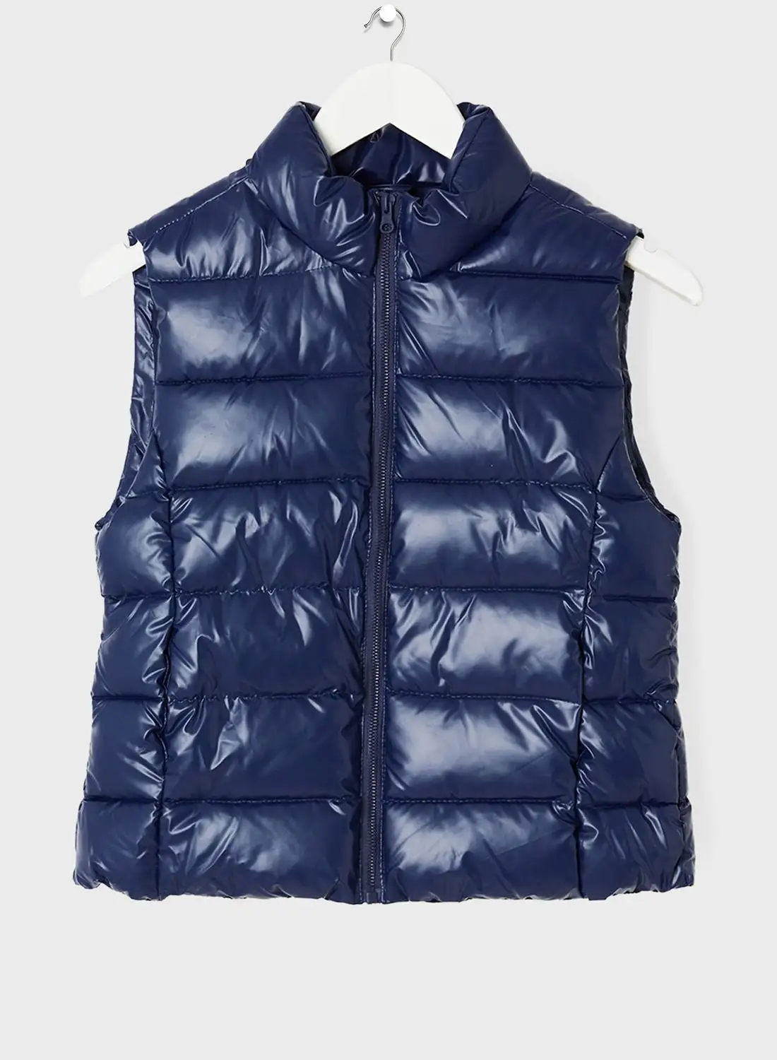 MANGO Youth Quilted Pocket Gilet