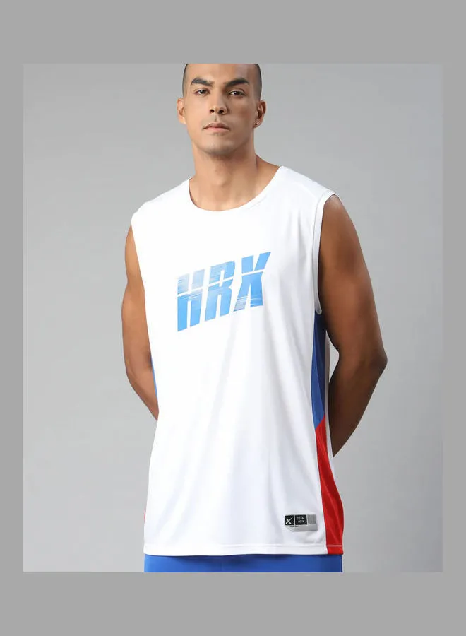 HRX by Hrithik Roshan Casual Round Neck T-Shirt White