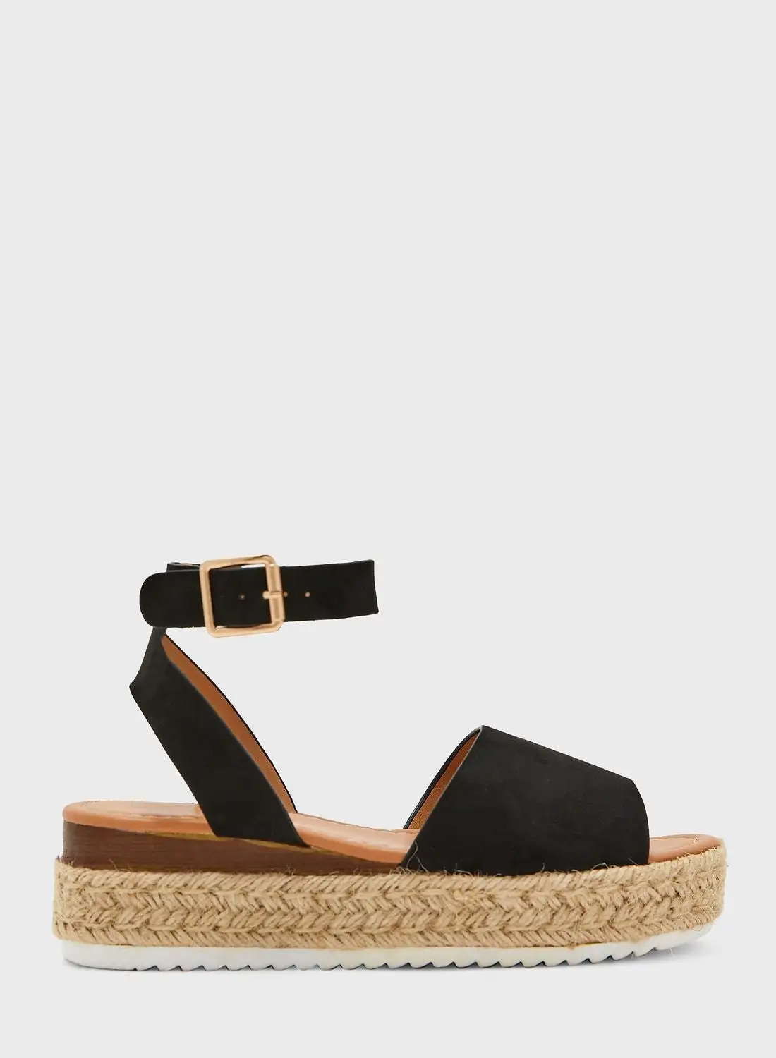 Truffle Ankle Strap Flatform Espadrille