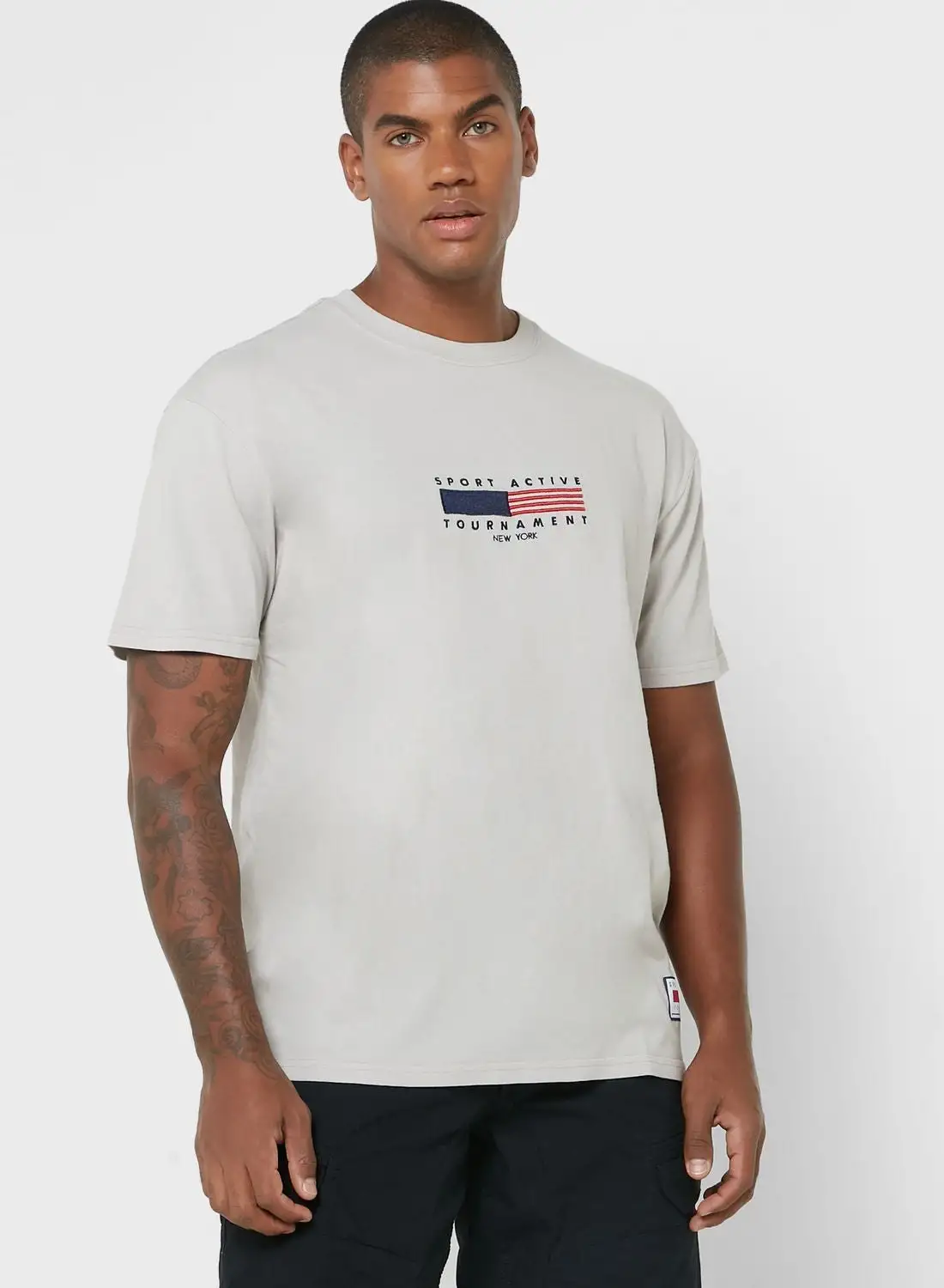 Cotton On Logo Crew Neck T-Shirt