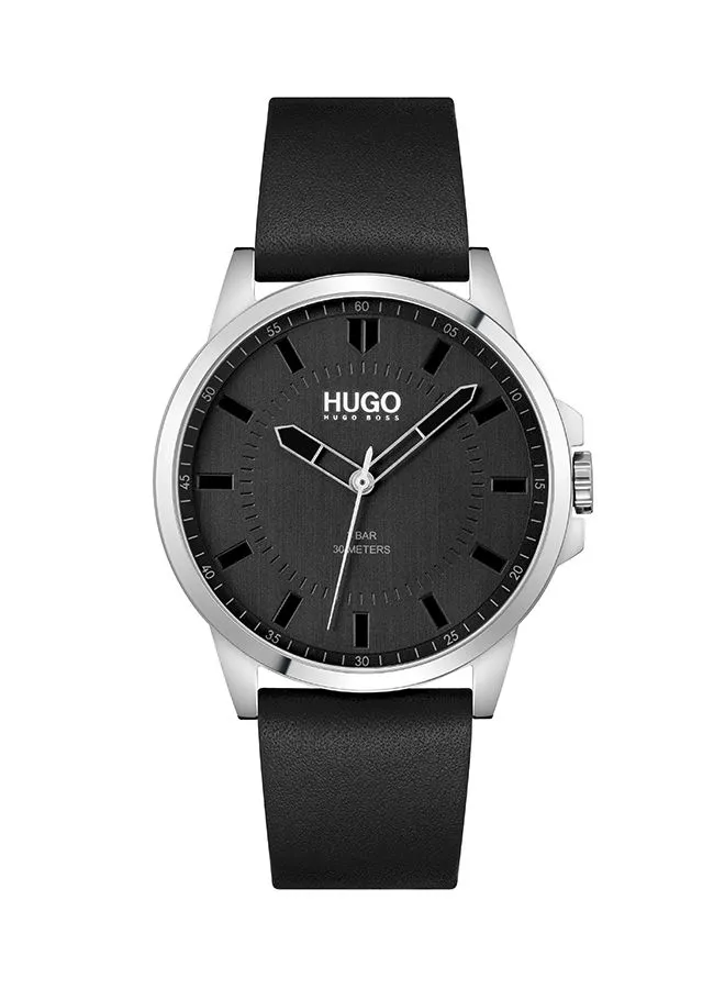 HUGO BOSS Men's First Leather Analog Watch 1530188