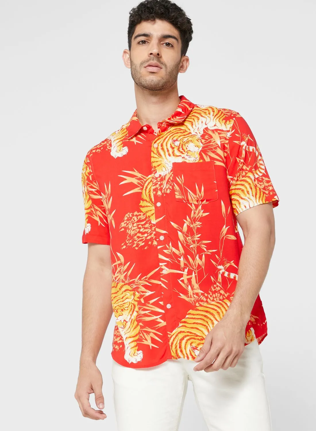 Cotton On Vacay Slim Fit Shirt