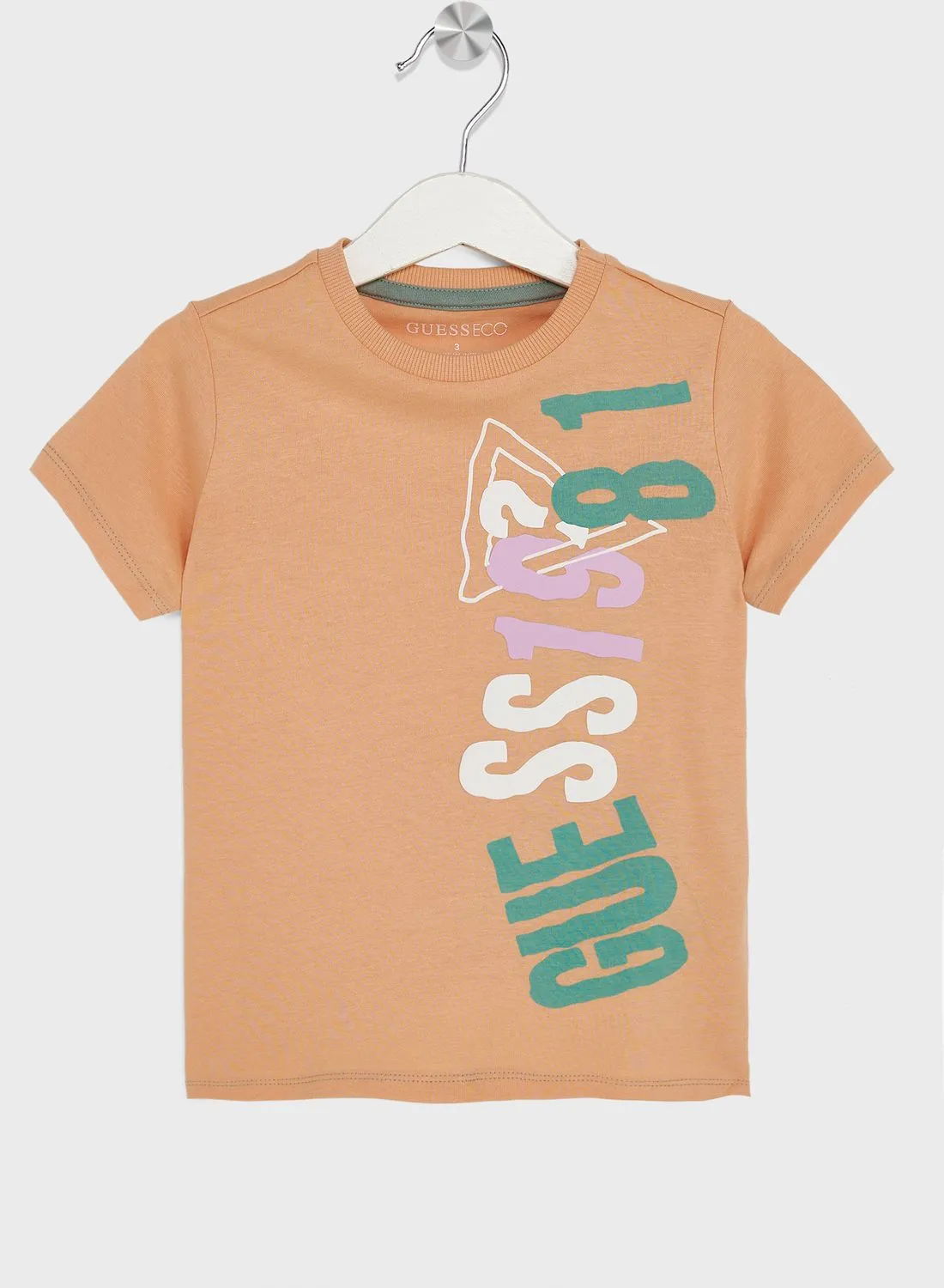 GUESS Kids Vertical Logo T-Shirt