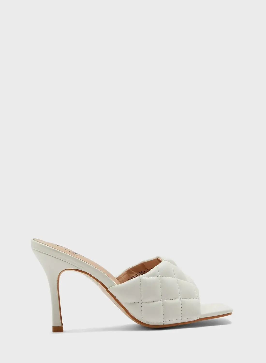 Ginger Quilted Square toe sandal