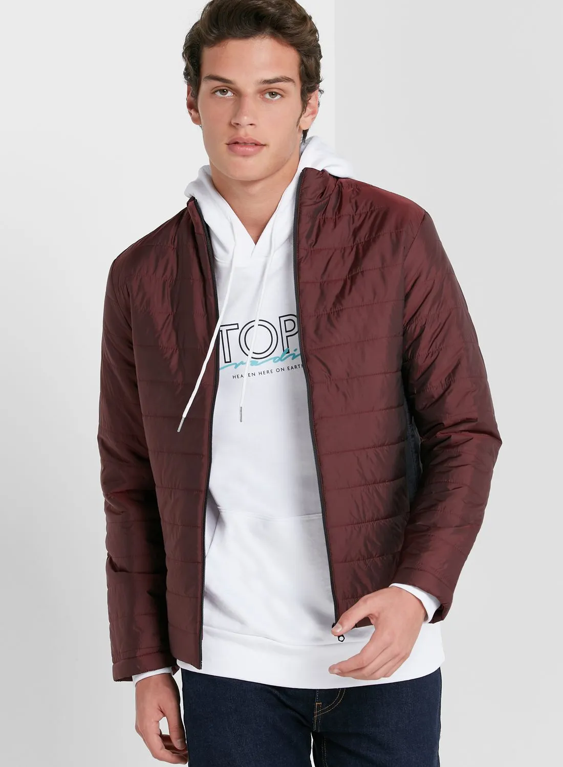 Seventy Five Quilted Colourblock Jacket