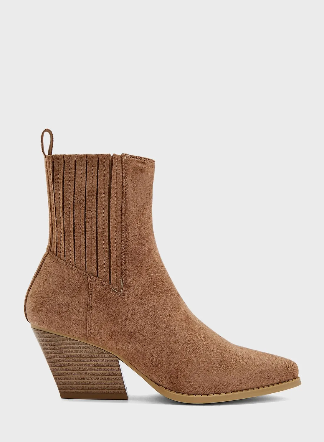 Truffle Cowboy Ankle Boots