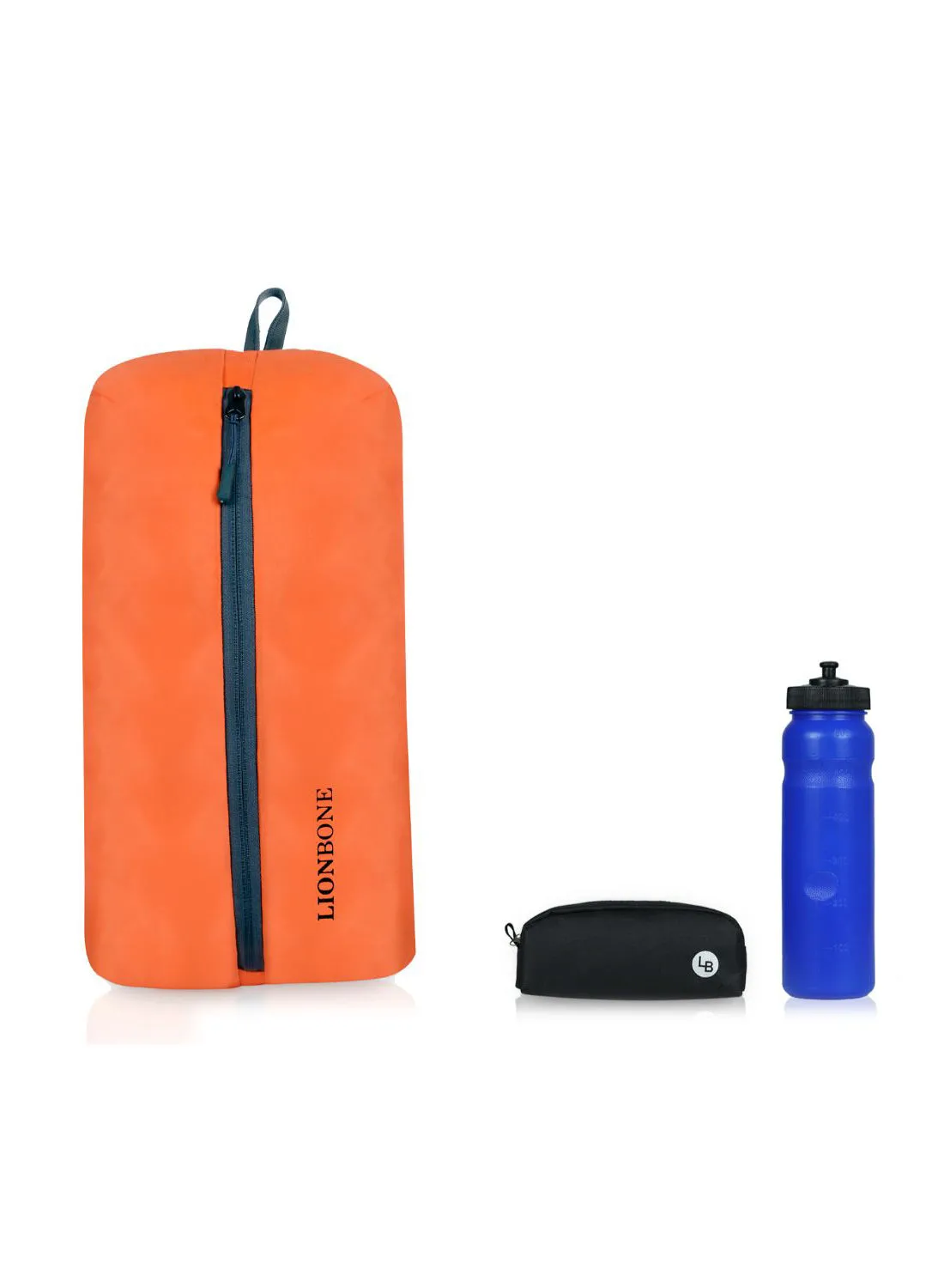 LIONBONE Combo of Backpack, Pouch and Sipper Orange