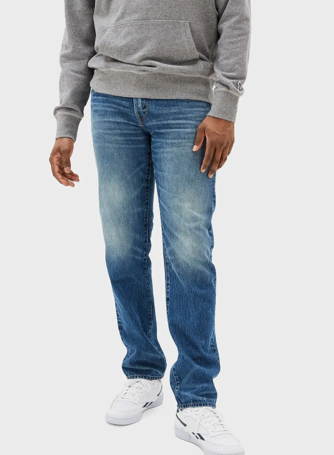 American Eagle Rinse Wash Straight Fit Jeans