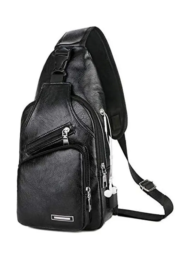 Generic Outdoor Sports Casual Messenger Bag Black