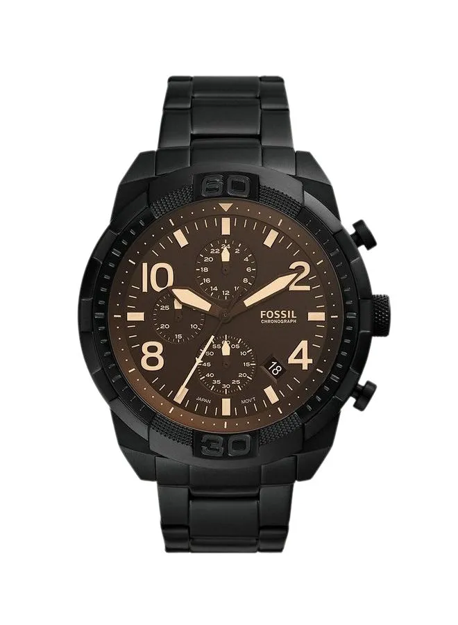 FOSSIL Men's Bronson Stainless Steel Chronograph Watch FS5876