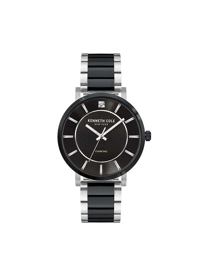 Kenneth Cole Men's MODERN CLASSIC Stainless Steel Analog Wrist Watch KC51027023A - 42 mm - Black