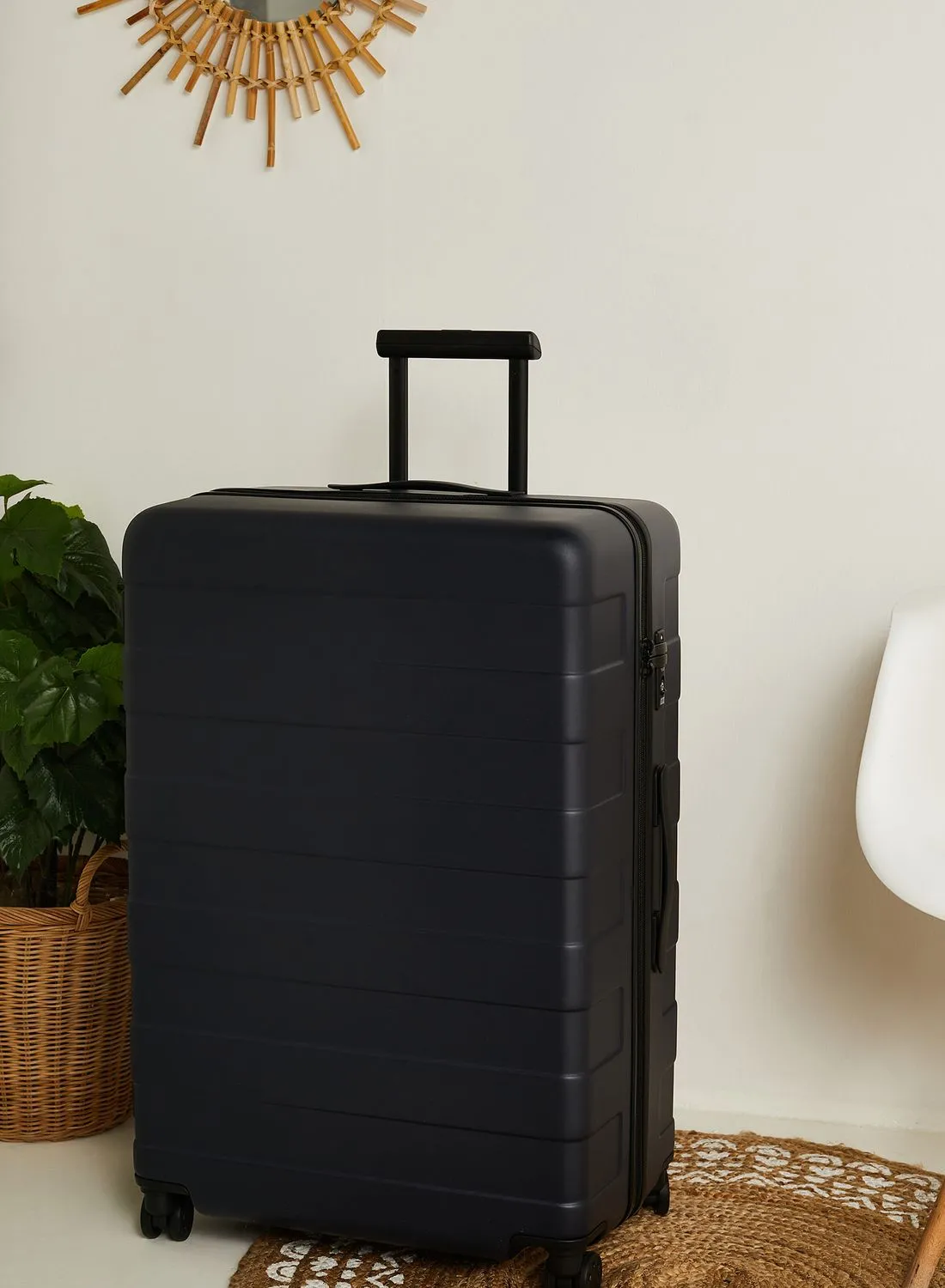 MUJI حقيبة سفر صلبة بمقبض قابل للتعديل (105 لتر)